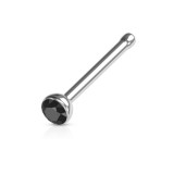 Piercing nez droit 0,8mm 19 - Strass