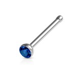 Piercing nez droit 0,8mm 19 - Strass