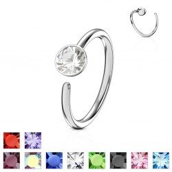 Boucle de nez 0.8 mm 16 - Strass