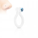 Faux piercing nez 10 - Flexible strass