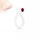 Faux piercing nez 10 - Flexible strass