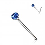 Fishtail argent strass 0.8mm