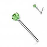 Fishtail argent strass 0.8mm