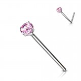 Fishtail argent strass 0.8mm