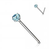 Fishtail argent strass 0.8mm