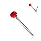 Fishtail argent strass 0.8mm