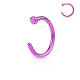 Anneau de nez PVD 0,8 ou 1mm