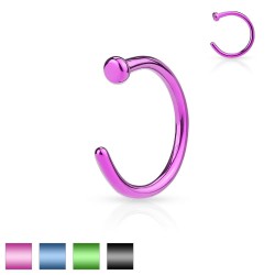 Anneau de nez PVD 0,8 ou 1mm