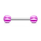 Piercing de langue UV 03 - Beach-Ball