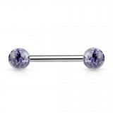 Piercing de langue UV 05 - Paillettes