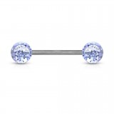 Piercing de langue UV 05 - Paillettes