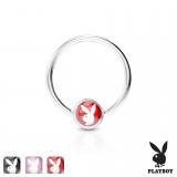 Piercing anneau 1,6mm 87 - Logo playboy