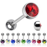 Piercing langue 26 - Cristal