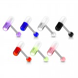 Piercing langue coquine 09 - Pilule acrylique