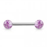 Piercing de langue UV 05 - Paillettes