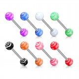 Piercing de langue UV 70 - Curly