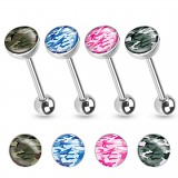 Piercing langue logo camouflage B