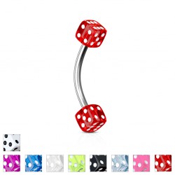 Piercing pour arcade acry 01 - Dés