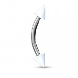 Piercing pour arcade acry 06 - UV unicolore pointes