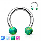 Piercing micro-circulaire 112 - Opale