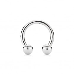 Piercing fer à cheval boules 01mm