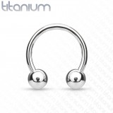 Piercing micro-circulaire boules en titane G23
