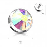 Embout microdermal strass plat