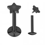 Piercing micro-labret 47 - PVD étoile