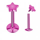Piercing micro-labret 47 - PVD étoile