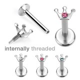 Piercing micro-labret 44 - Courrone