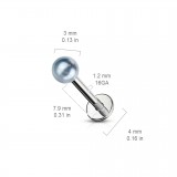 Piercing micro-labret acry 17 - Perle