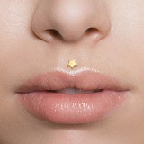 Piercing micro-labret PTFE OR-14k étoile
