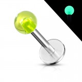 Piercing micro-labret acry 03 - Fluorescent