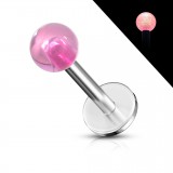 Piercing micro-labret acry 03 - Fluorescent