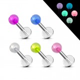 Piercing micro-labret acry 03 - Fluorescent