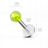 Piercing micro-labret acry 03 - Fluorescent