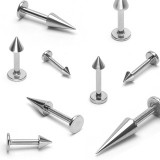 Piercing labret 02 - Pointe