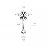 Piercing arcade 30 - Motif tribal