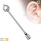 Piercing industriel 189 - Flèche de cupidon