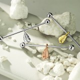 Piercing industriel 41 - Plume pendante