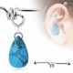 Piercing industriel 137 - Turquoise