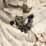 Piercing téton araignée noire (52)
