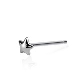 Piercing nez pliable 0.8mm 08 - Argent étoile