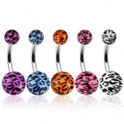Piercing nombril UV 03 - Panthère