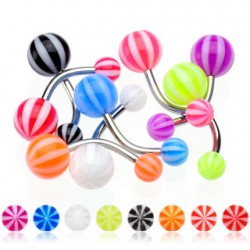Piercing nombril UV 06 - Beach-Ball