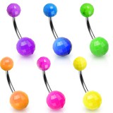 Piercing nombril UV 106 - Disco néon