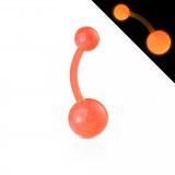 Piercing nombril UV 12 - Flexible fluorescent