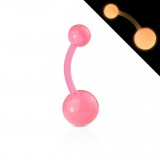 Piercing nombril UV 12 - Flexible fluorescent