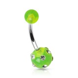 Piercing nombril UV 21 - Multistrass