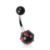 Piercing nombril UV 21 - Multistrass